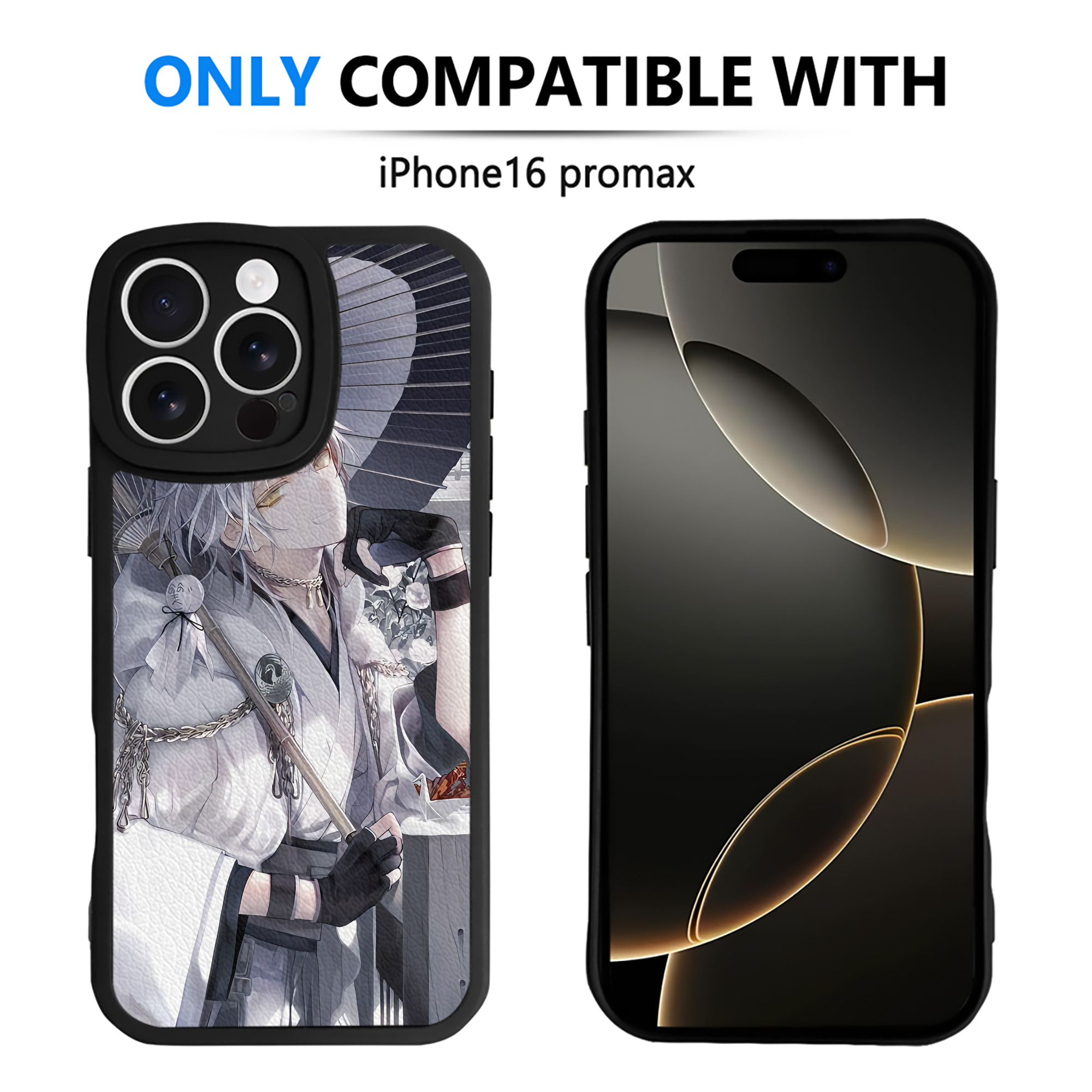 （画像用） 刀剣乱舞 Touken Ranbu 【iPhone 16シリーズ対応】シリコンスマホケース（レザー調） 材質：シリコン
